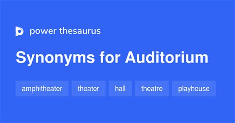 auditorium synonym|Auditorium .
